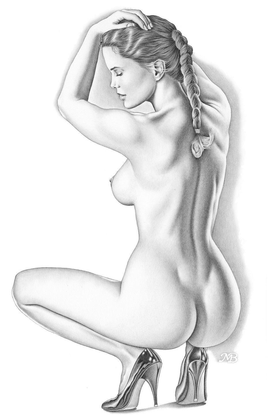 Красивые рисунки голых девушек фото » Бесплатная Эротика, Молодые голые  девушки - EroMiks.com